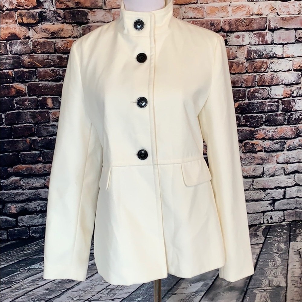 Cream Pea Coat